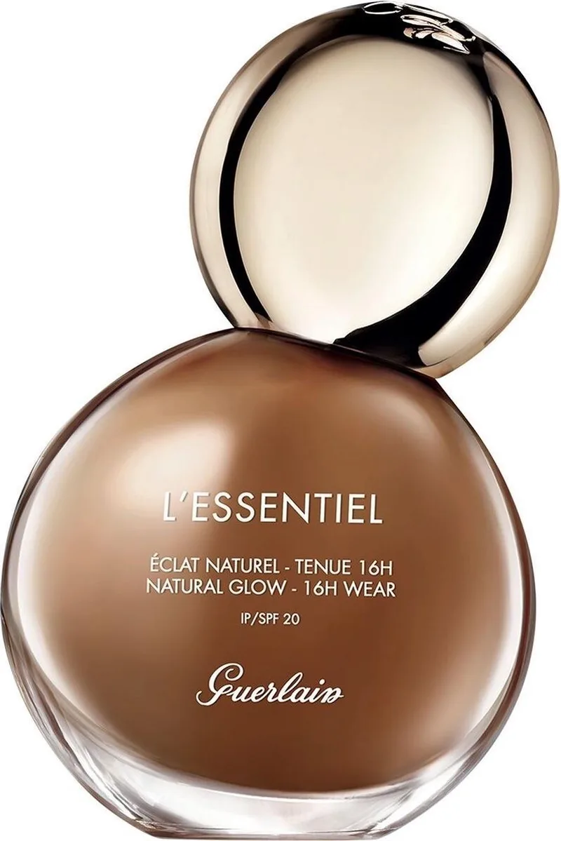 L'Essentiel Natural Glow Foundation 16H Wear SPF20 - 30 ml - Very Deep Warm fra Guerlain i 06W – produktbillede