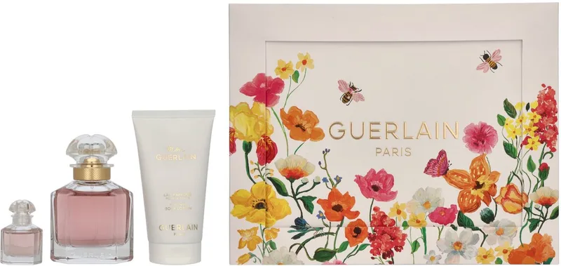 Mon Guerlain Giftset 130 ml - Edp 50 ml/Body Lotion 75 ml/Edp 5 ml fra Guerlain – produktbillede