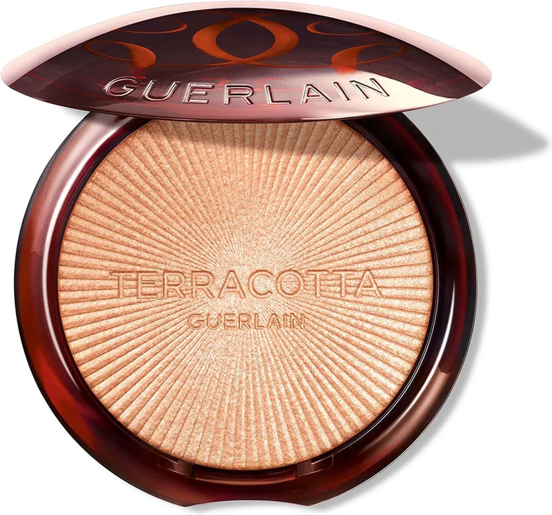 Terracotta Luminizer The Shimmering Powder 00 Cool Ivory - 7 g - highlighter de Guerlain en 00 cool ivory – photo du produit