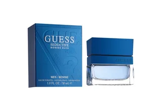 Eau de Toilette SEDUCTIVE BLUE FOR MEN EDT, mit orientalisch-holziger Duftnote fra Guess – produktbillede 1 af 4