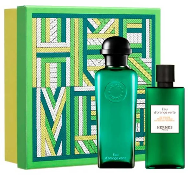 Hermes Paris Eau D'orange Verte Eau De Cologne 100ml Spray Gel De Baño 80ml fra Hermès – produktbillede