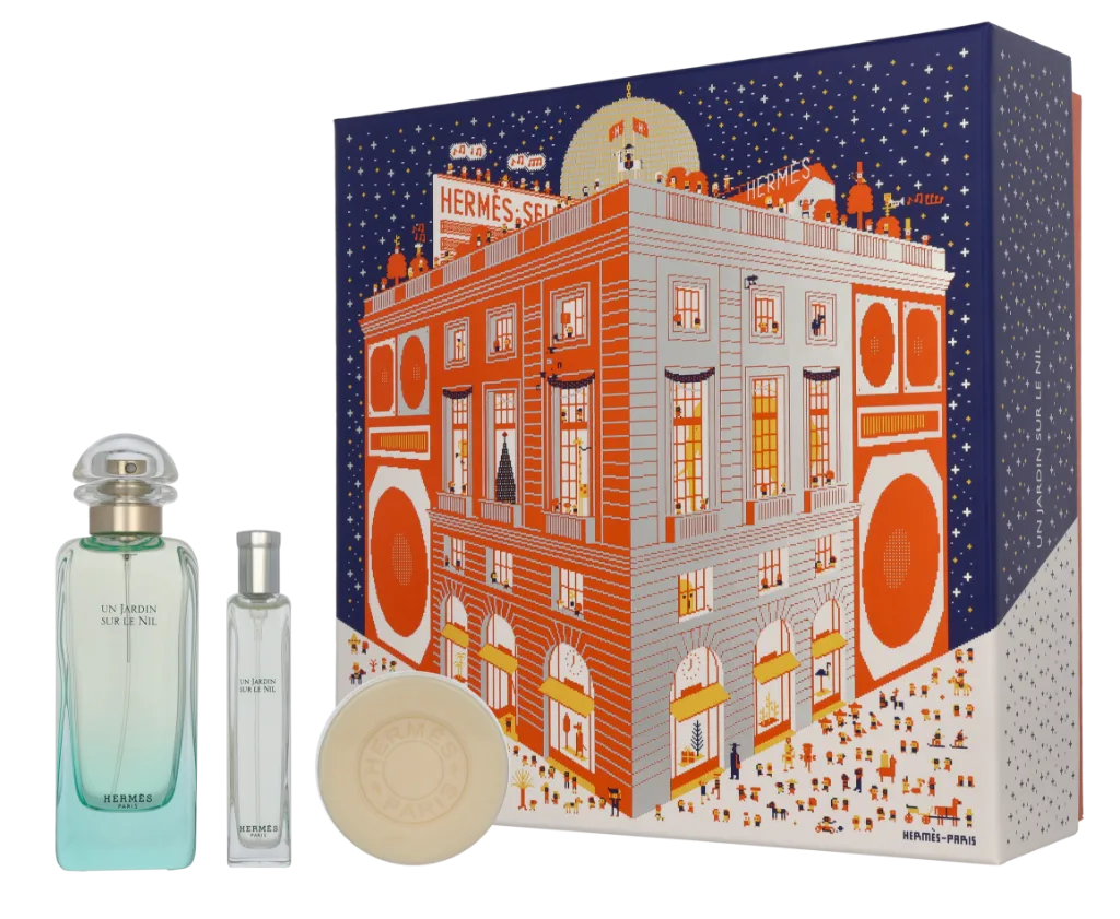 Hermes Un Jardin Sur Le Nil Set Eau de Parfum 165 ml Dames Giftset fra Hermès – produktbillede