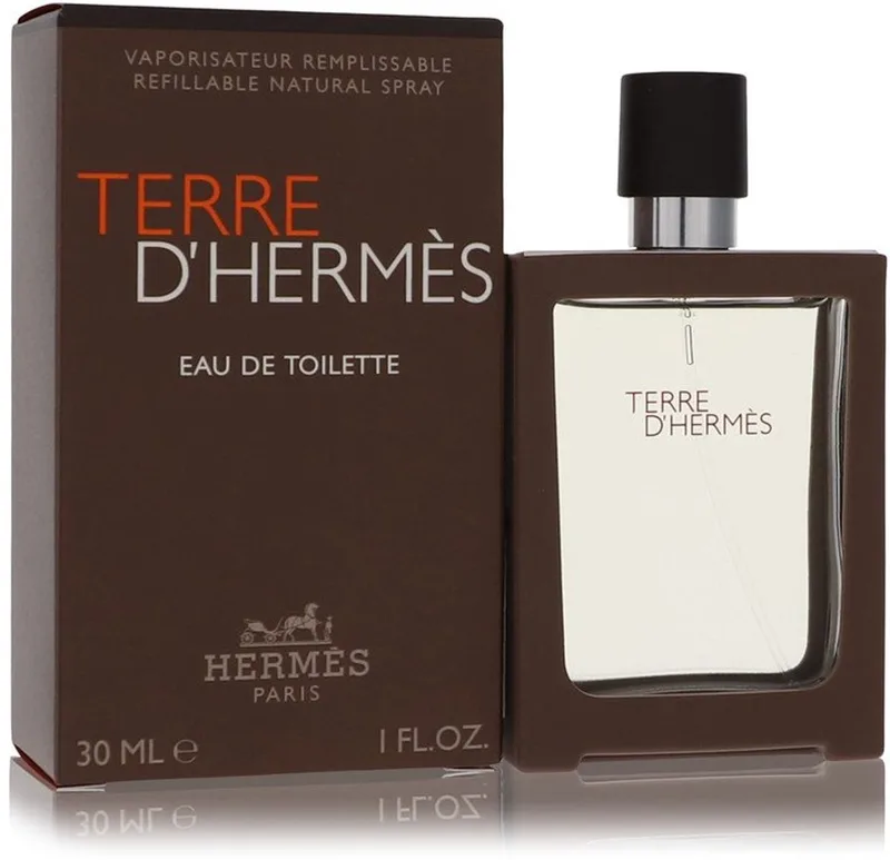 Terre d'Hermès - eau de toilette refillable spray - navulbaar - herenparfum von Hermès in 30 ml – Produktfoto