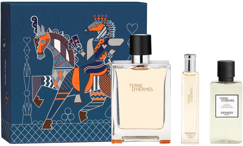 Terre D Hermes (M) Set EDT 100ml + ASL 40ml + EDT 15ml de Hermès – photo du produit
