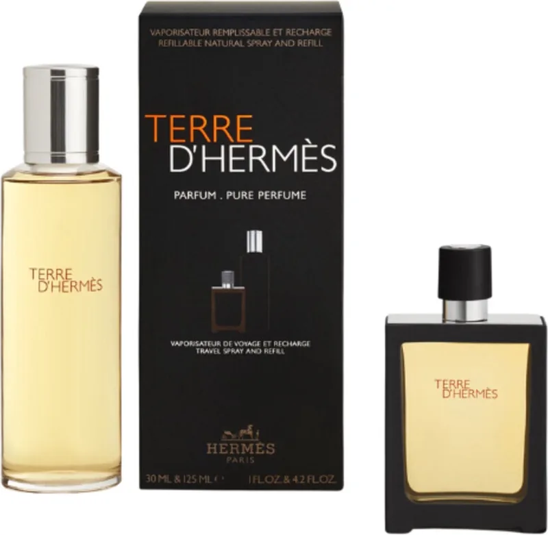 Terre d'Hermes navulbare parfum 30 ml + navulling van 125 ml by Hermès – product photo