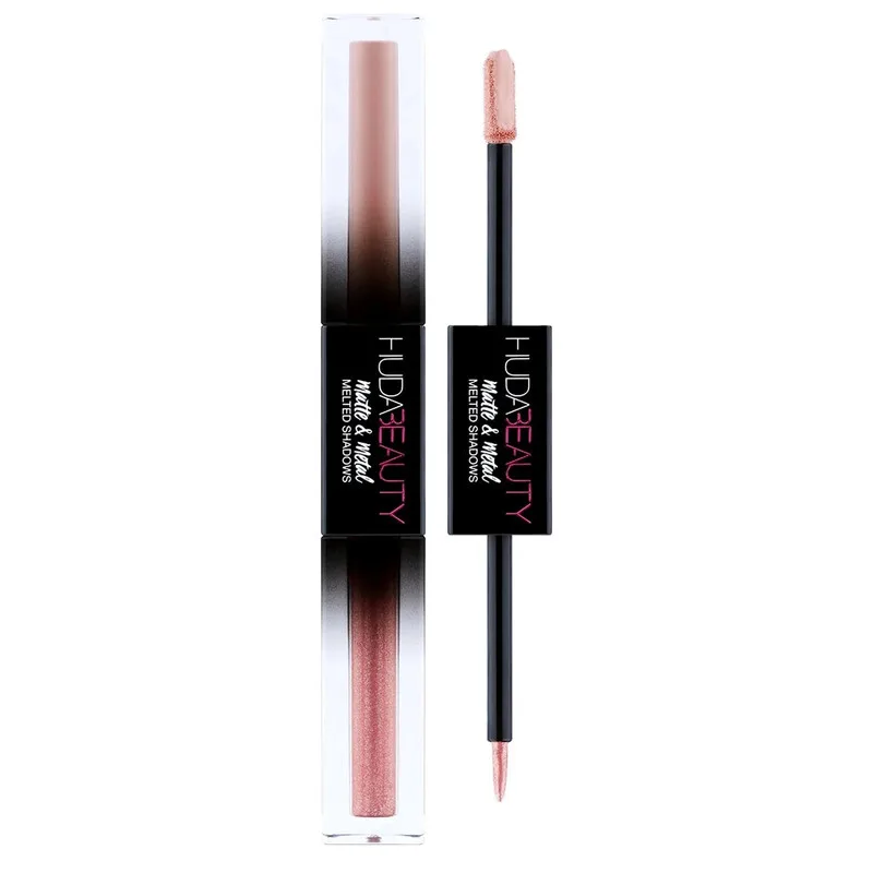 Schmelzender Lidschatten, matt & metallic – Cinnamon Toast & Hel… fra Huda Beauty – produktbillede