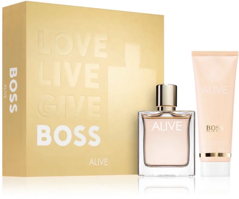 ALIVE - Eau de Parfum 50 ml + Bodylotion 75 ml - Geschenkset von Hugo Boss – Produktfoto