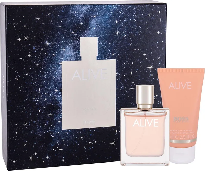 Alive geschenkset - 50ml eau de parfum + 75ml bodylotion de Hugo Boss – photo du produit