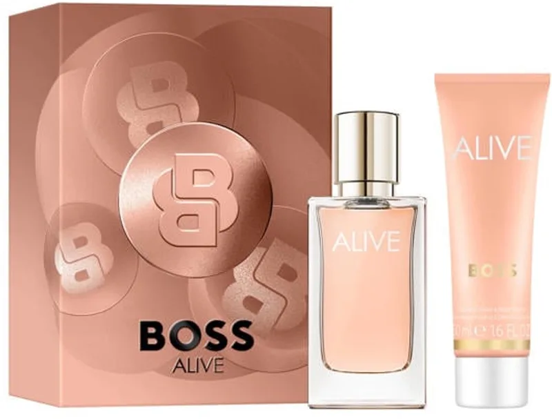 Alive - Geschenkset - EDP 30 ml + Bodylotion 50 ml fra Hugo Boss – produktbillede