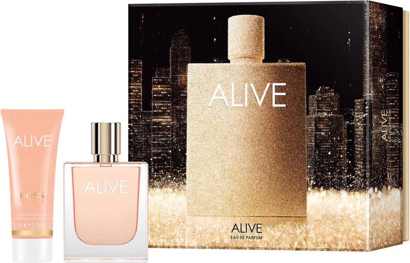 Alive Giftset - Eau de Toilette & Bodymilk fra Hugo Boss – produktbillede