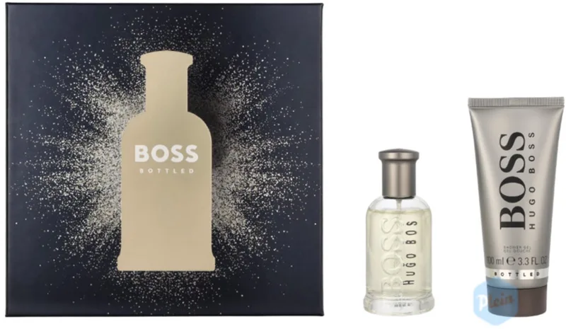 Boss Bottled Geschenkset Eau de Toilette Spray 50ml + Douchegel 100ml 150 ml fra Hugo Boss – produktbillede