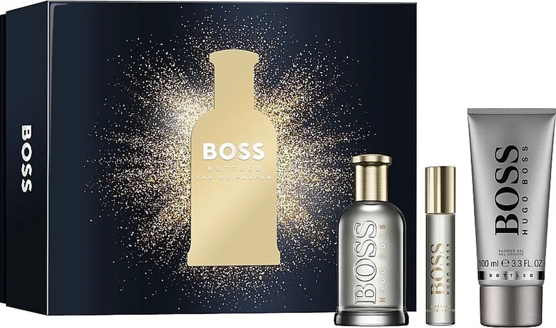 Bottled Eau de Parfum Gift Set 100ml + 10ml Eau de Parfum + 100ml Shower Gel de Hugo Boss – photo du produit