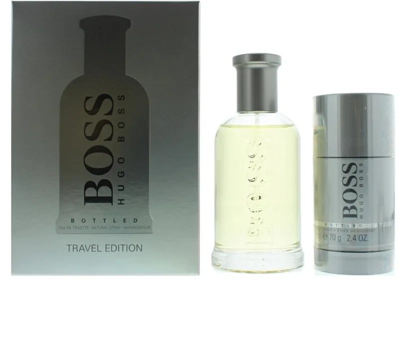 Bottled Giftset - 100 ml eau de toilette spray + 75 ml deodorant stick - cadeauset voor heren de Hugo Boss – photo du produit