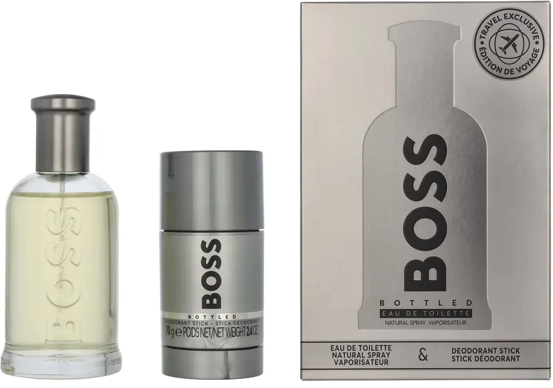 Bottled Giftset 175 ml - Travel Exclusive - Edt Spray 100ml/Deo Stick 75ml von Hugo Boss – Produktfoto
