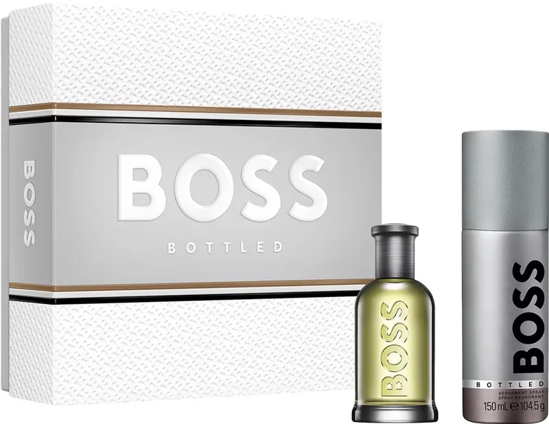 Bottled Giftset 200 ml - Edt Spray 50ml/Deodorant Spray 150ml fra Hugo Boss – produktbillede 1 af 4