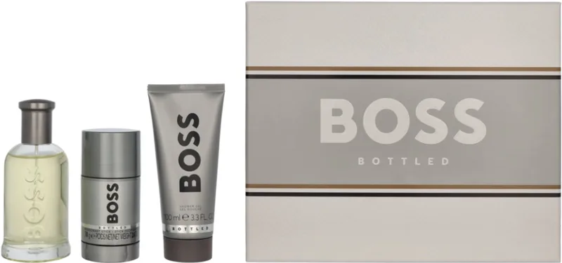 Bottled Giftset - edt 100ml - Showergel 100ml - Deodorantstick 75ml de Hugo Boss – photo du produit