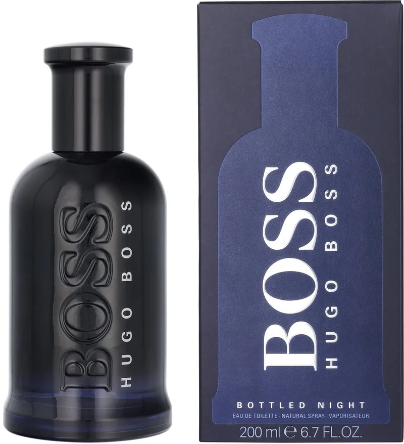 Bottled Night - Eau de Toilette - Herenparfum fra Hugo Boss i 200 ml – produktbillede 1 af 5