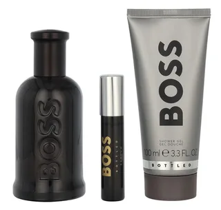Bottled Parfum Giftset 210 ml - Parfum Spray 100ml/Parfum Spray 10ml/Shower Gel 100ml fra Hugo Boss – produktbillede 2 af 3