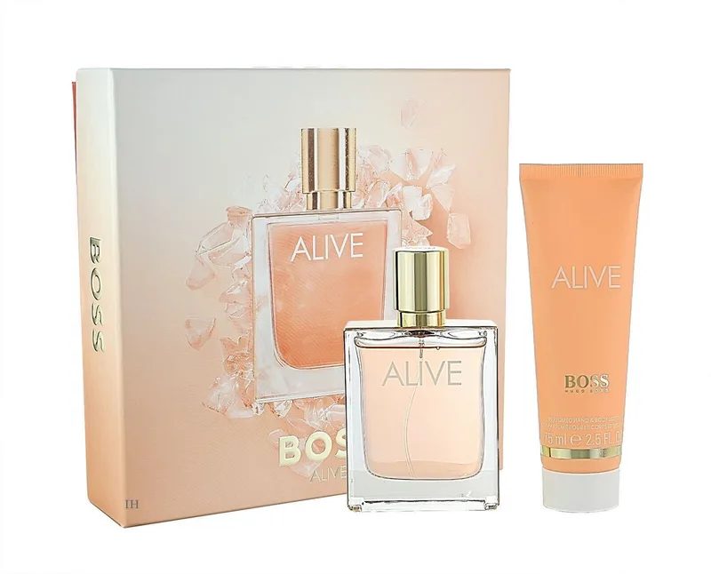 Duft-Set HUGO BOSS ALIVE EDP 50ml + BODY LOTION 75ml fra Hugo Boss – produktbillede