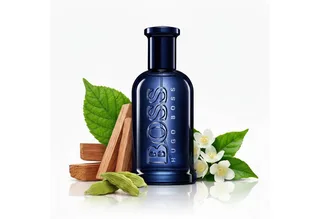 Eau de Toilette Bottled Night Eau de Toilette – Intensiver, aromatisch-holziger, Herrenduft mit Lavendel, Birkenblättern, Veilchen & Moschus von Hugo Boss in 100 ml – Produktfoto 2 von 2