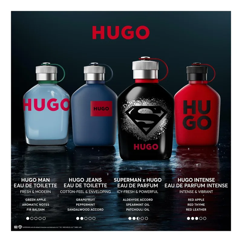 SUPERMAN X HUGO EAU DE PARFUM de Hugo Boss en 125 ml – photo du produit 3 sur 5