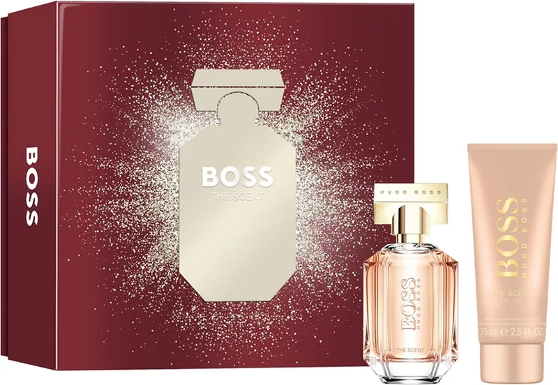 The Scent for Her Giftset - 50 ml eau de parfum spray + 75 ml bodylotion - cadeauset voor dames fra Hugo Boss – produktbillede