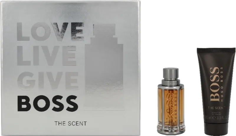 The Scent Giftset 150 ml - Edt Spray 50ml/Shower Gel 100ml fra Hugo Boss – produktbillede