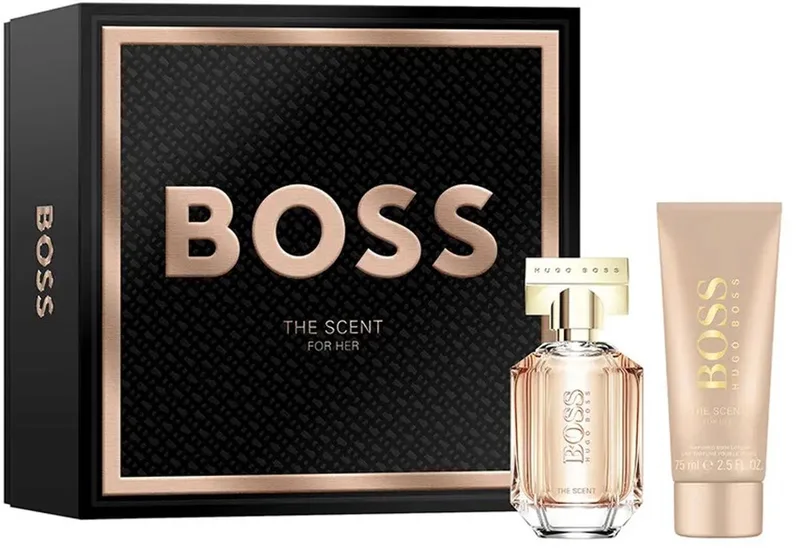 The Scent - Giftset For Her - 50 ml Eau de Parfum + 75 ml Bodylotion by Hugo Boss – product photo