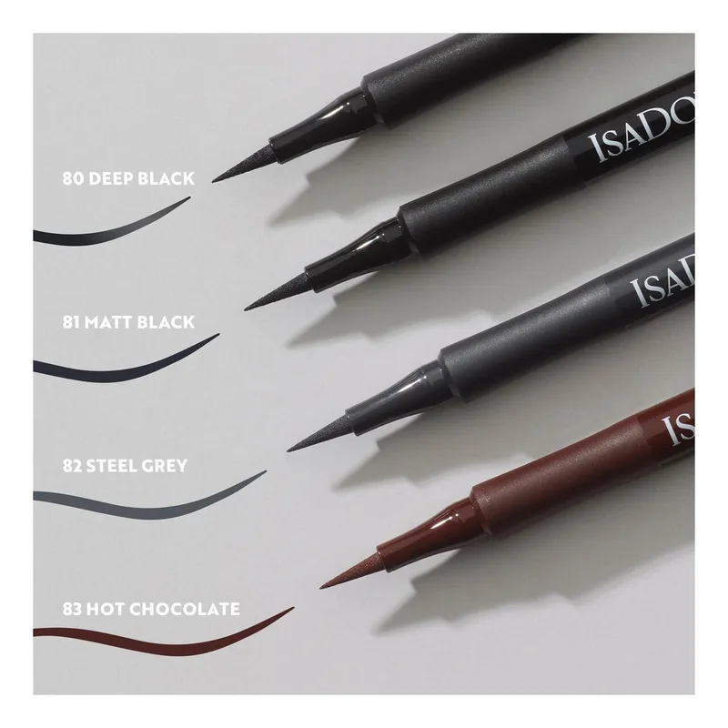 Flex Tip Eyeliner de IsaDora en Noir, 1 ml – photo du produit 4 sur 5