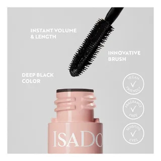 Lash Styler Volume Mascara Mascara fra IsaDora i Sort, 9 ml – produktbillede 2 af 5