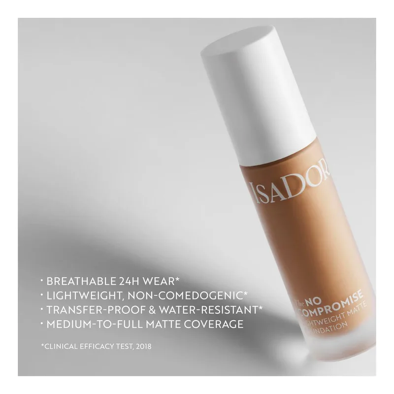 No Compromise Matte Foundation de IsaDora en 3c-3c – photo du produit 5 sur 5