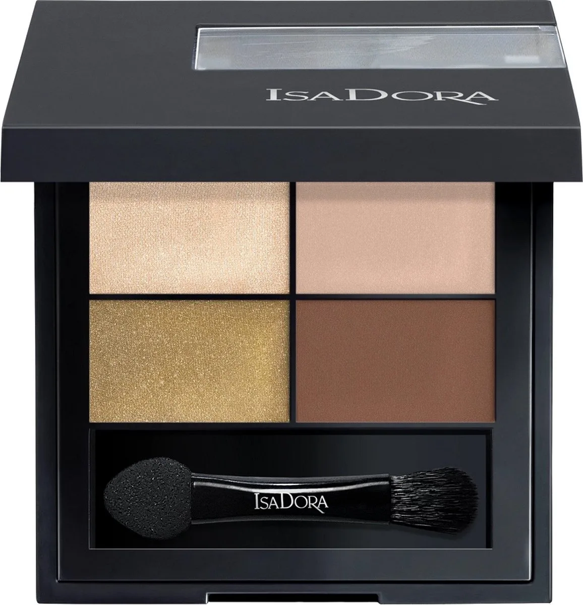 Oogschaduw kwartet viervoudige oogschaduw 05 Rose Glam 4g de IsaDora en Naturel – photo du produit