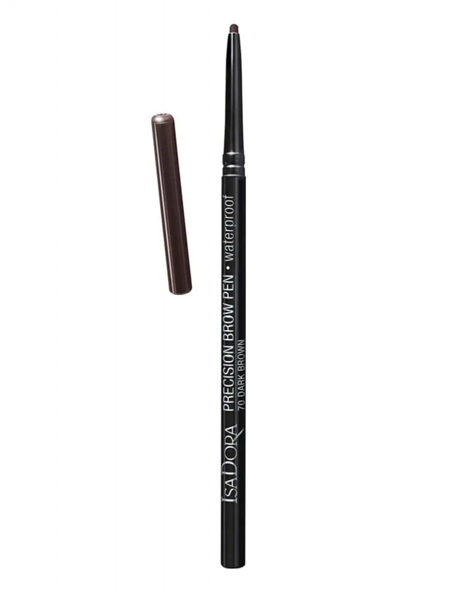 Precision Brow Pen WP #70 Dark Brown de IsaDora en Donkerbruin – photo du produit