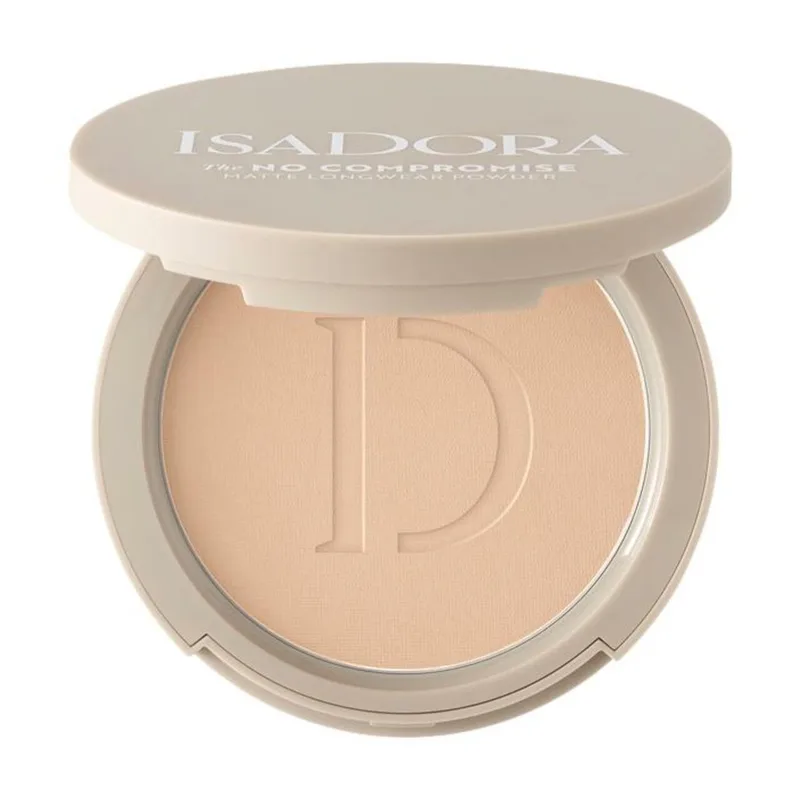 The No Compromise Matte Longwear Powder von IsaDora in 65-Neutral Beige – Produktfoto 1 von 2