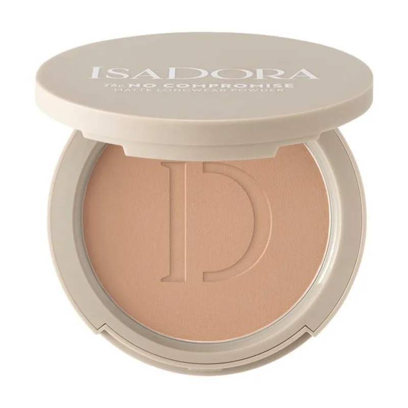 The No Compromise Matte Longwear Powder van IsaDora in 68-Neutral Almond – productfoto 1 van 2
