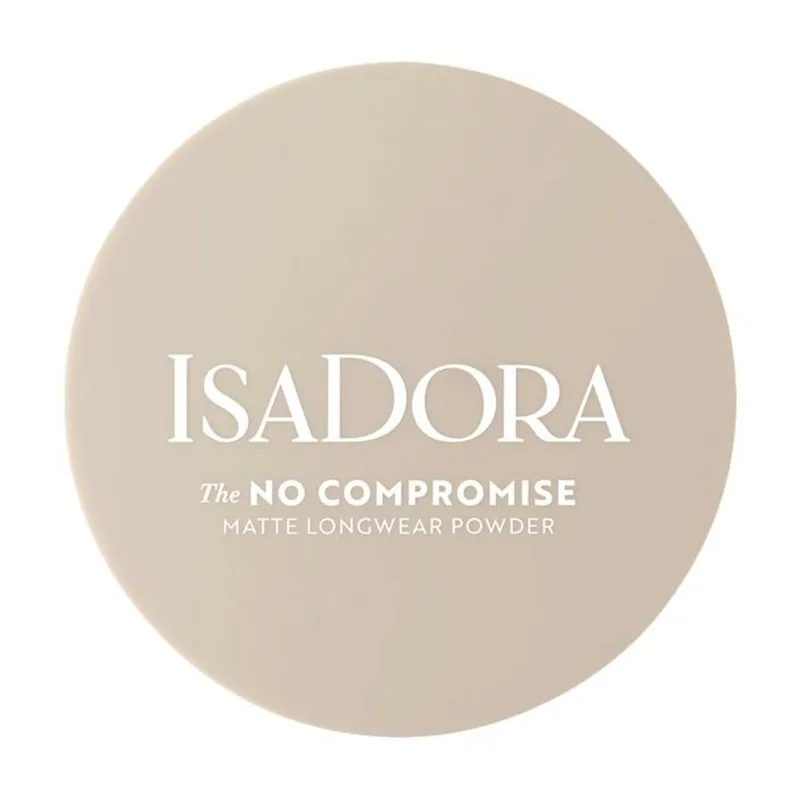 The No Compromise Matte Longwear Powder van IsaDora in 68-Neutral Almond – productfoto 2 van 2