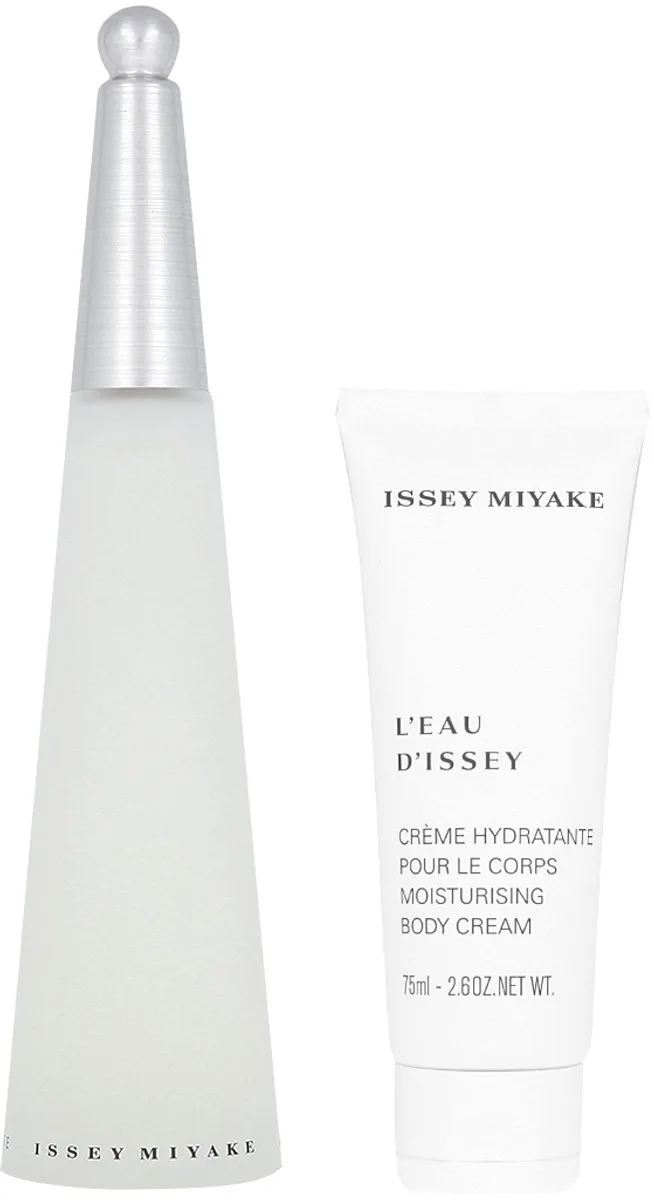 L'Eau d'Issey Giftset - 100 ml eau de toilette spray + 75 ml bodylotion - cadeauset voor dames von Issey Miyake – Produktfoto 1 von 2