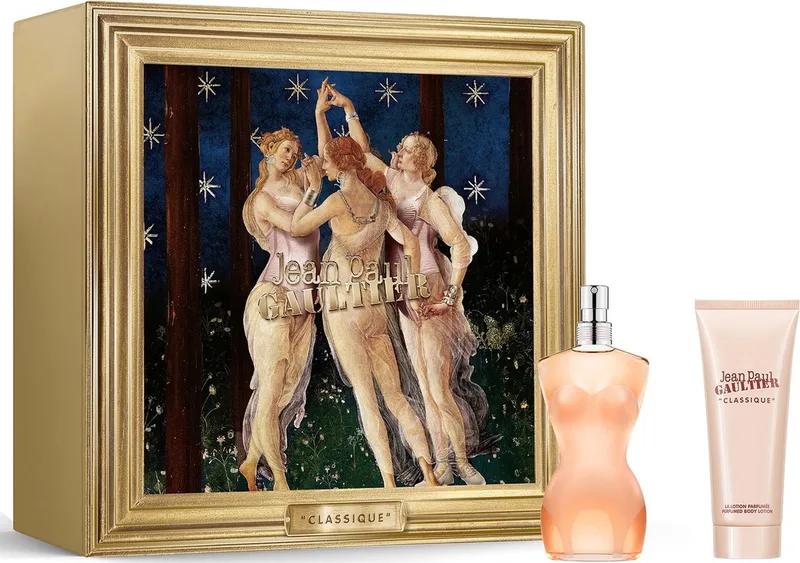 Classique Cadeau Set - Eau De Toilette 100ml And Body Lotion 75ml von Jean Paul Gaultier – Produktfoto