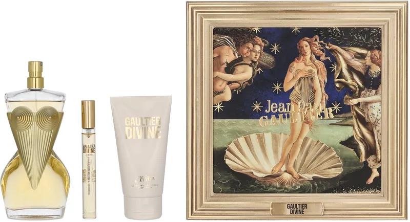 Divine Eau de Parfum 100ML + Body Lotion 75ml + Travel Spray 10ml gift set de Jean Paul Gaultier – photo du produit