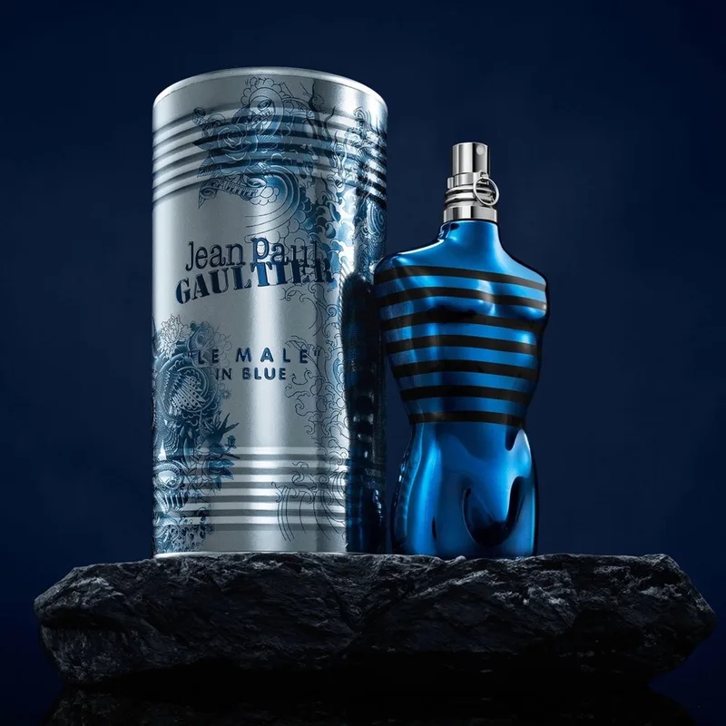 Eau de Parfum Le Male In Blue fra Jean Paul Gaultier i 125 ml – produktbillede 1 af 2