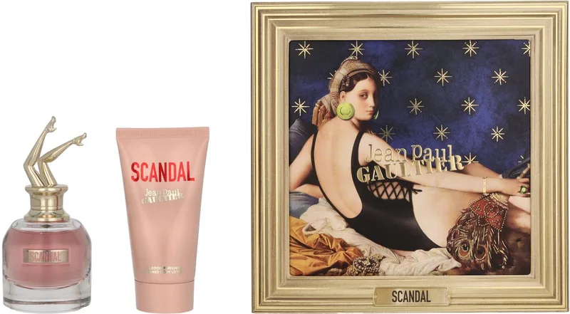 J.P. Gaultier Scandal Giftset | 50 ml EdP + 75 ml Body Lotion by Jean Paul Gaultier – product photo