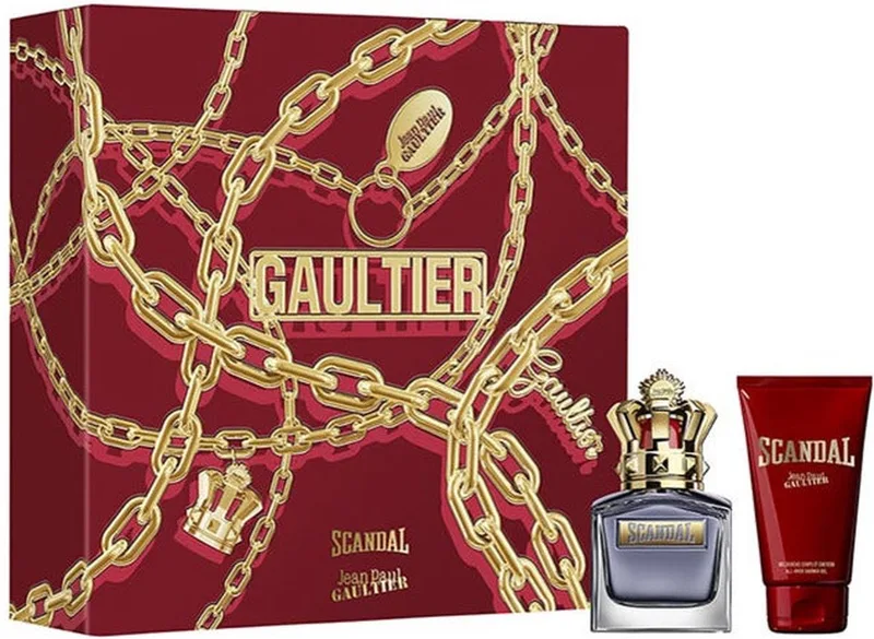 J.P Gaultier Scandal Pour Homme Giftset 125 ml - Edt Spray 50 ml/Shower Gel 75 ml de Jean Paul Gaultier – photo du produit