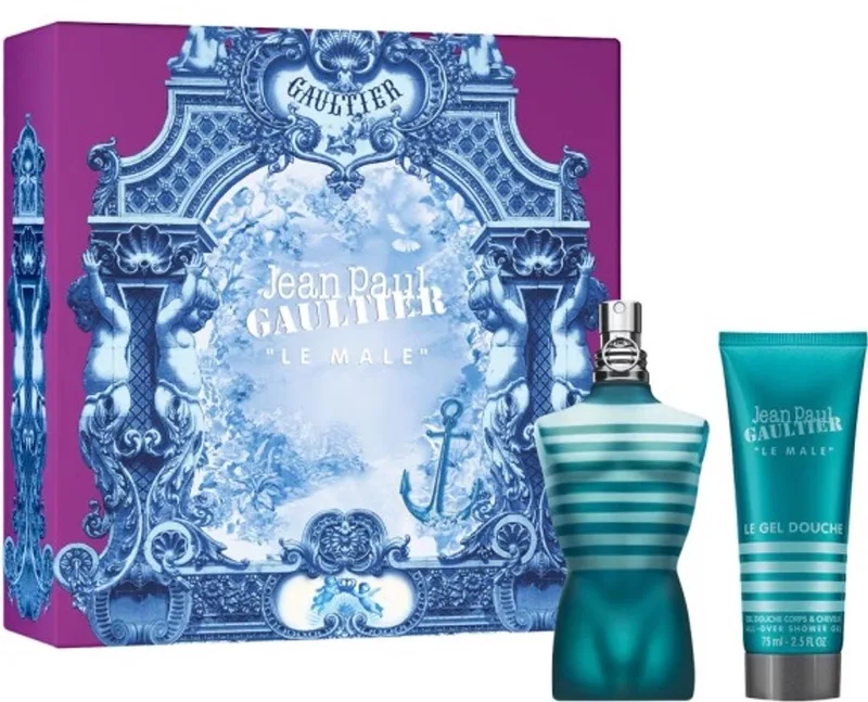 Le Male Eau de Toilette 75 ml + Shower gel 75 ml - 2 Piece Gift Set for Men by Jean Paul Gaultier – product photo