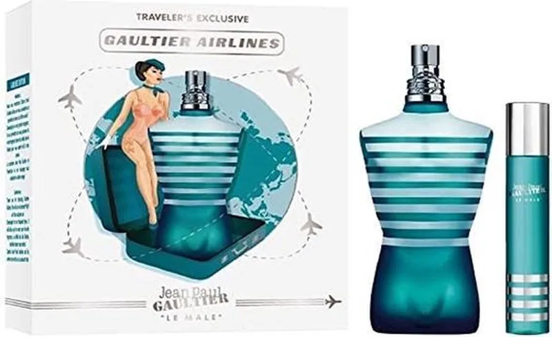 Le Male EDT Spray 125ml + Mini 20ml Edt fra Jean Paul Gaultier – produktbillede