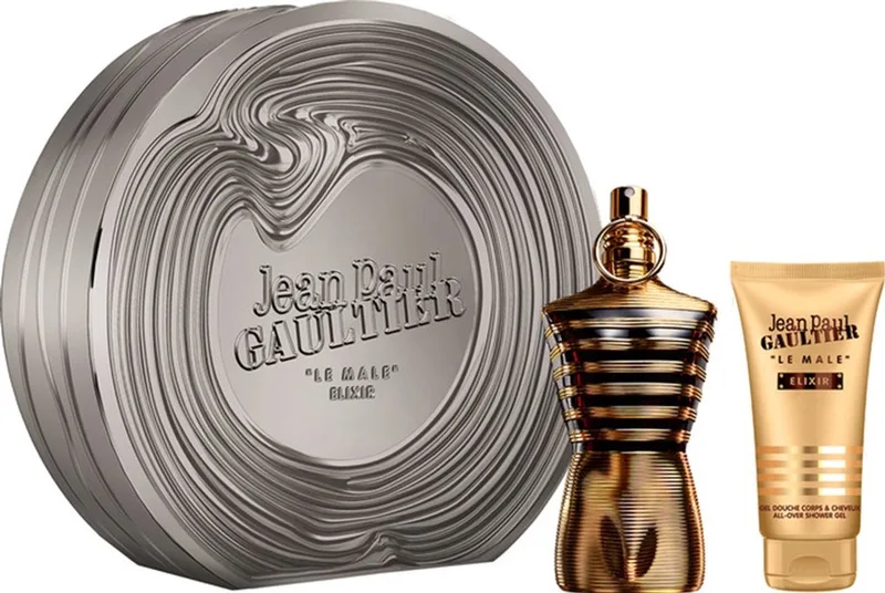 Le Male Elixir Gift Set 125ml parfum + 75ml shower gel von Jean Paul Gaultier – Produktfoto