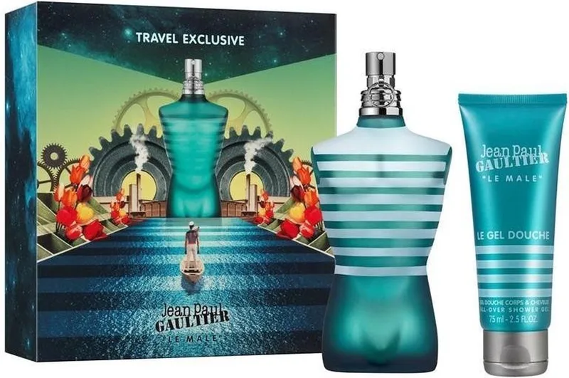LE MALE GESCHENKSET EDT 125ml + Shower Gel 75ml fra Jean Paul Gaultier – produktbillede