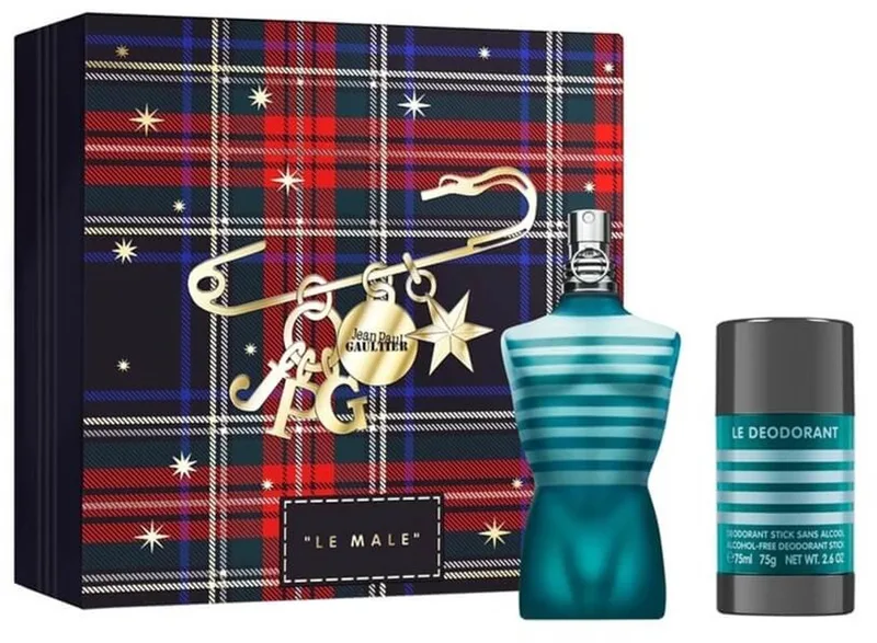Le Male Set Eau de Toilette 75ml + Deo Stick 75ml fra Jean Paul Gaultier – produktbillede