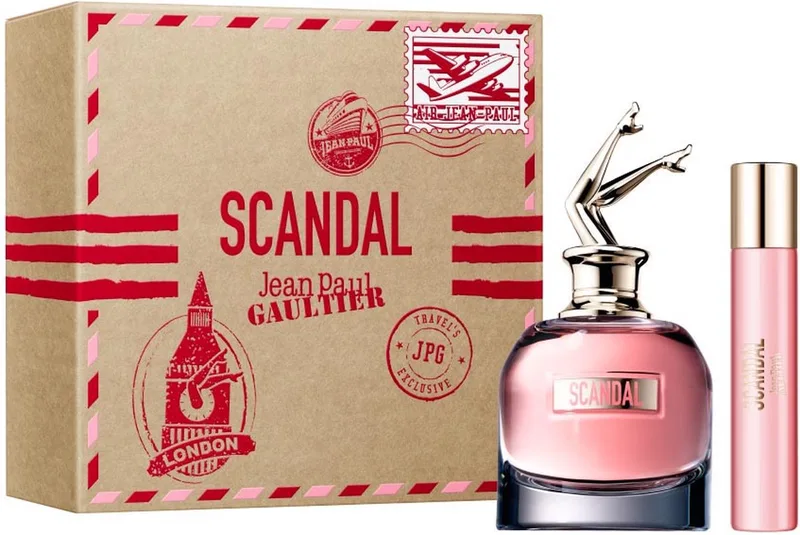 Scandal Giftset - 80 ml eau de parfum spray + 20 ml eau de parfum spray - cadeauset voor dames von Jean Paul Gaultier – Produktfoto