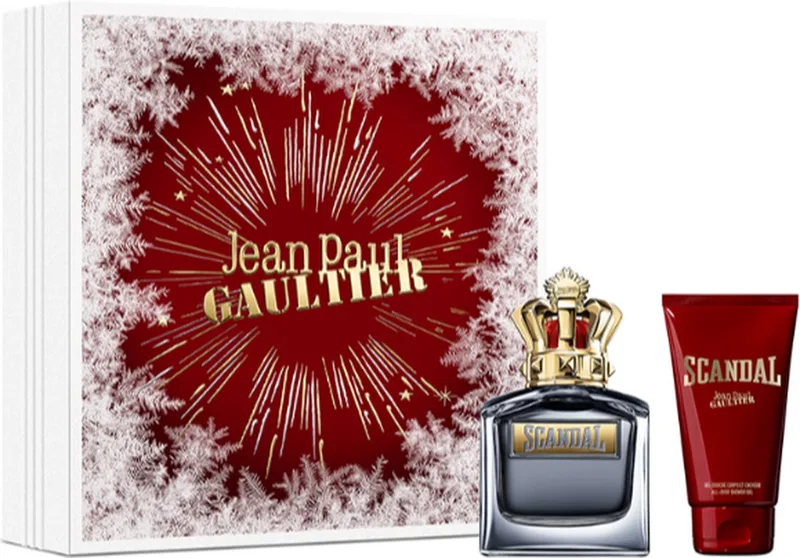 Scandal pour Homme Giftset 100 ml eau de toilette spray + 75 ml showergel - cadeauset voor heren de Jean Paul Gaultier – photo du produit