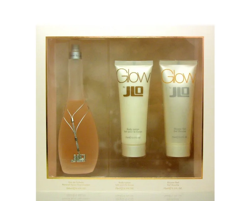 Duft-Set Jennifer Lopez Glow Set - EDT 100 ml + BL 75 ml + SG 75 ml van Jennifer Lopez – productfoto
